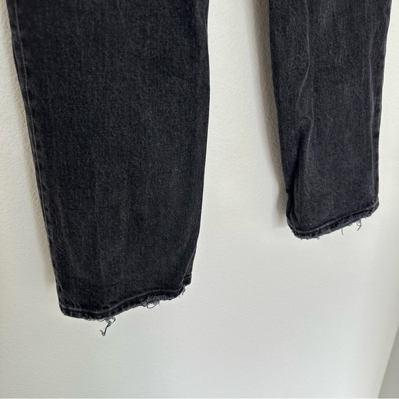 Abercrombie & Fitch The 90's Straight Ultra High Rise Jeans Crossover Waist 25 - Picture 8 of 9